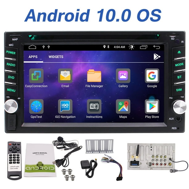 Touchscreen MIRROR LINK Android 10.0 Autoradio 2Din GPS Navi Bluetooth USB DAB